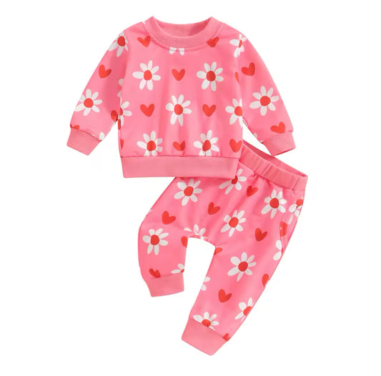 Floral set for girls