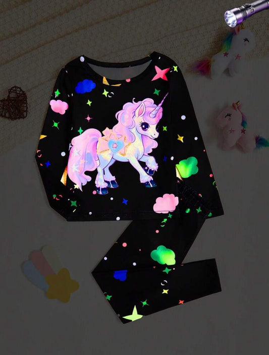 Glow in dark pajama set