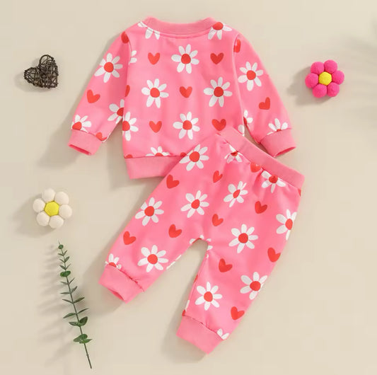 Floral set for girls