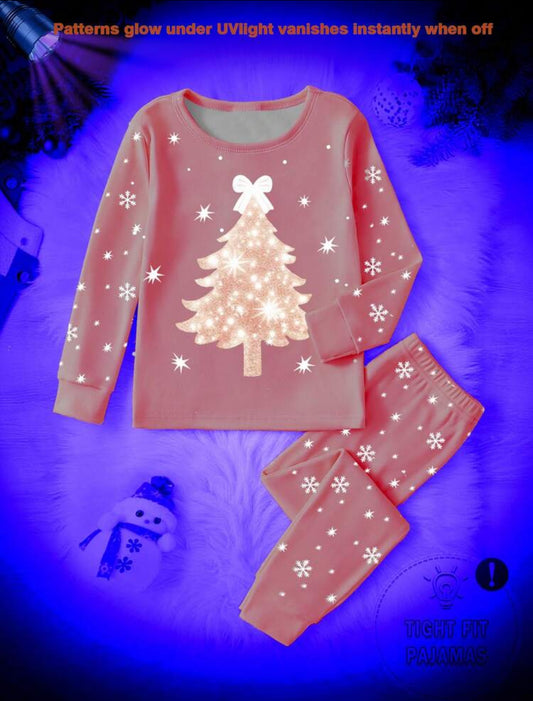 Pink Christmas Pj Set